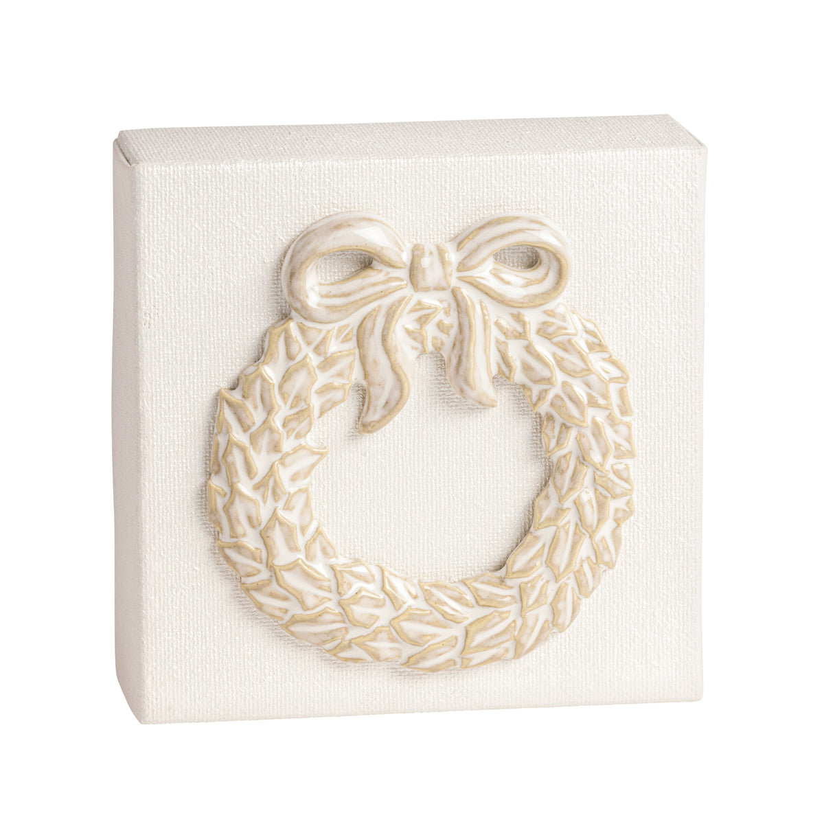 Wreath Canvas Plaque