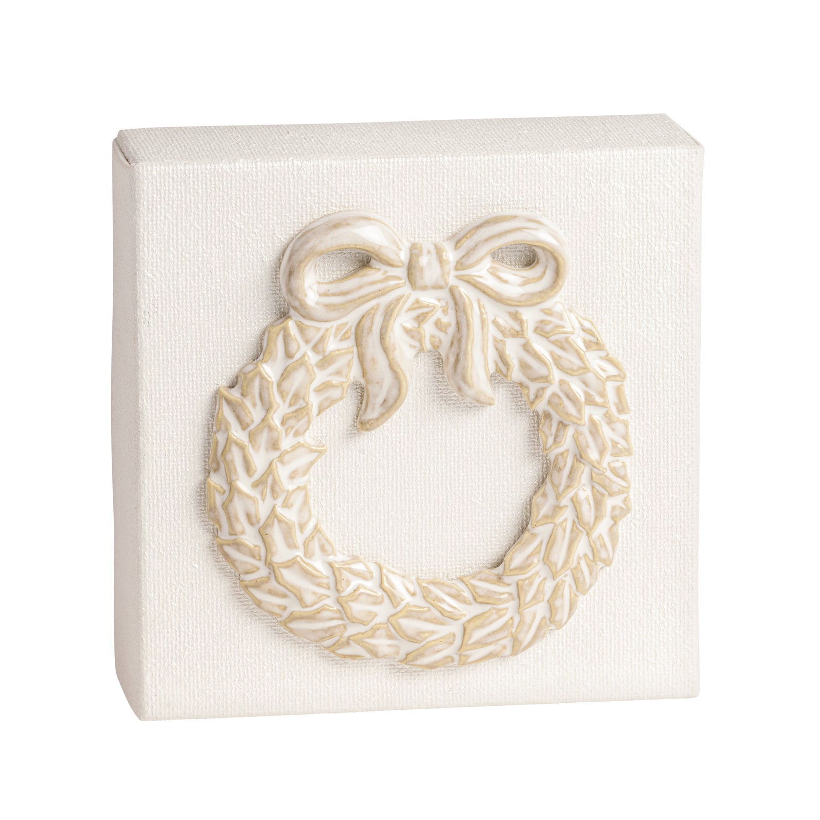 Wreath Canvas Plaque