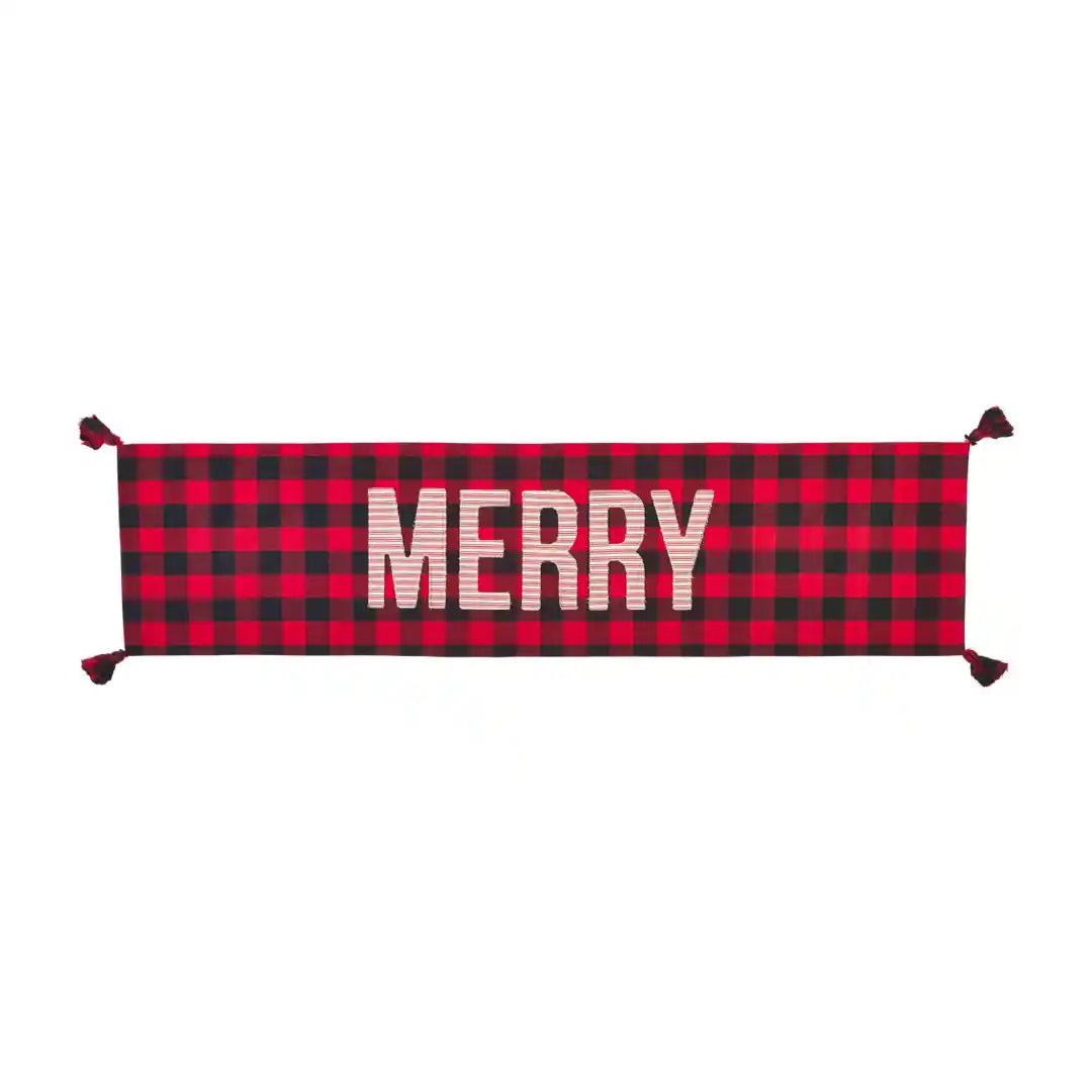 Buffalo Check  "Merry" Table Runner