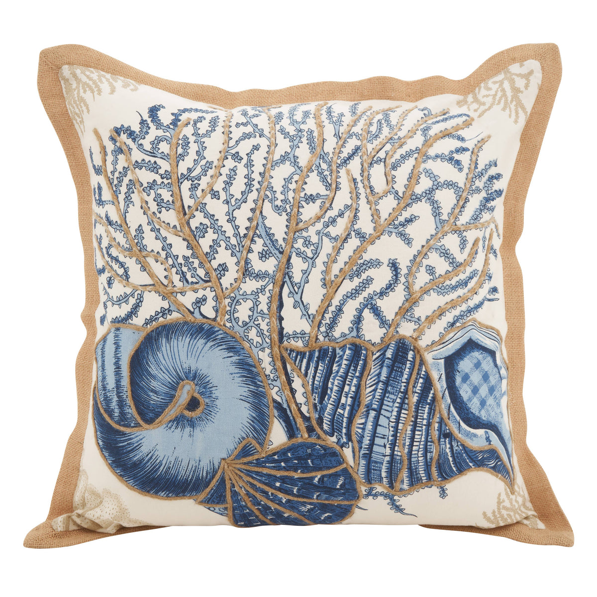 Seashell Pillow - Down Filled
