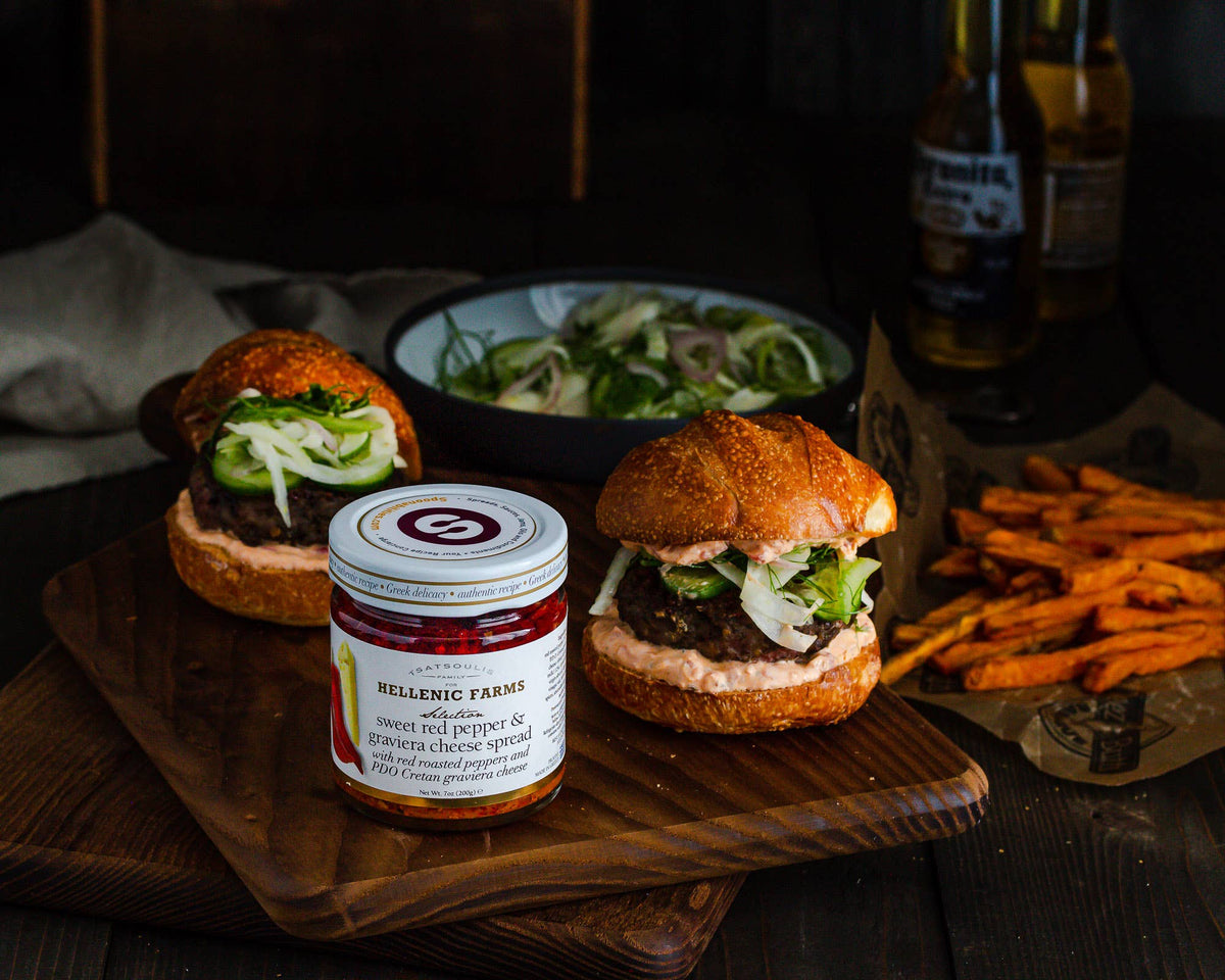Sweet Red Pepper and Graviera Cheese Spread