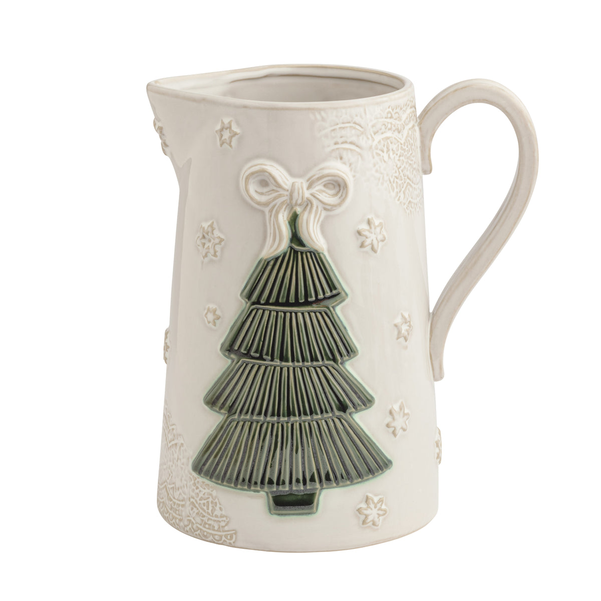 Pressed Lace Tree Pitcher