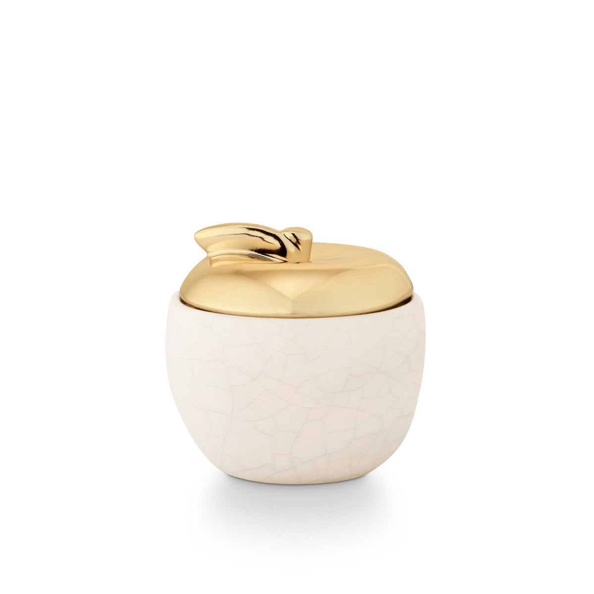 Tried & True Pumpkin Crabapple Ceramic Apple Candle