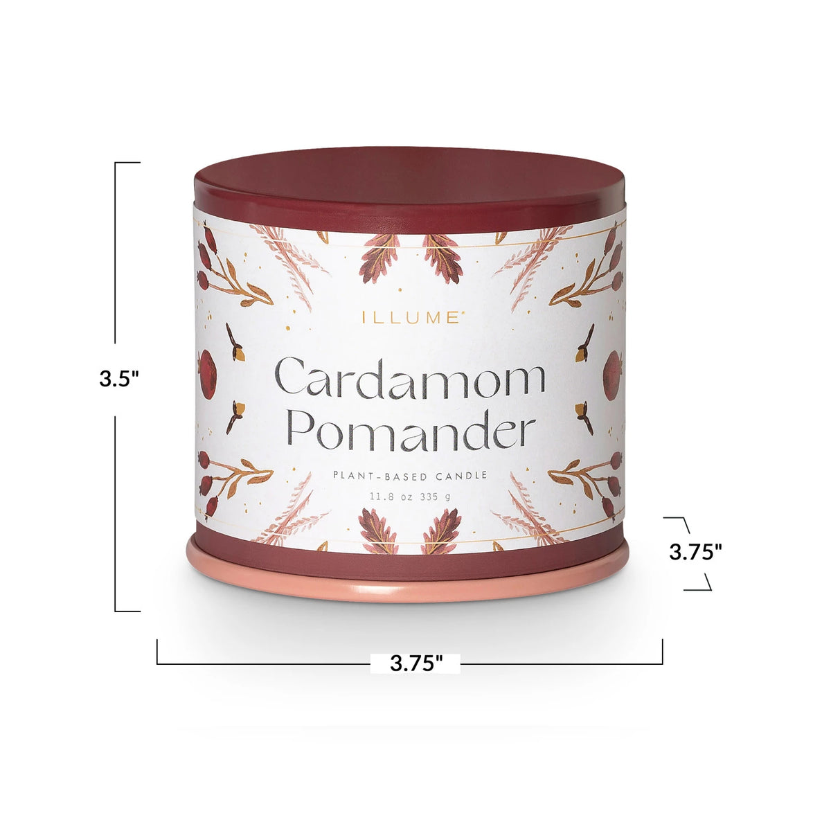 Cardamon Pomander Vanity Tin 11.8 oz Candle