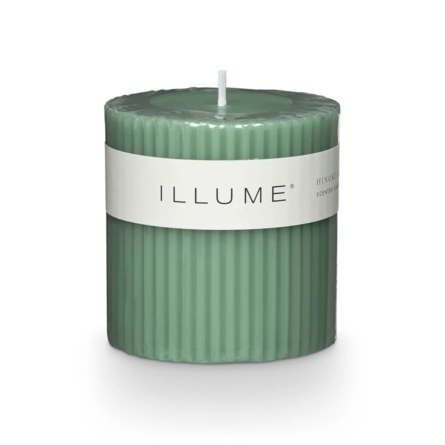 Hinoki Sage Fragrance Small Pillar Candle