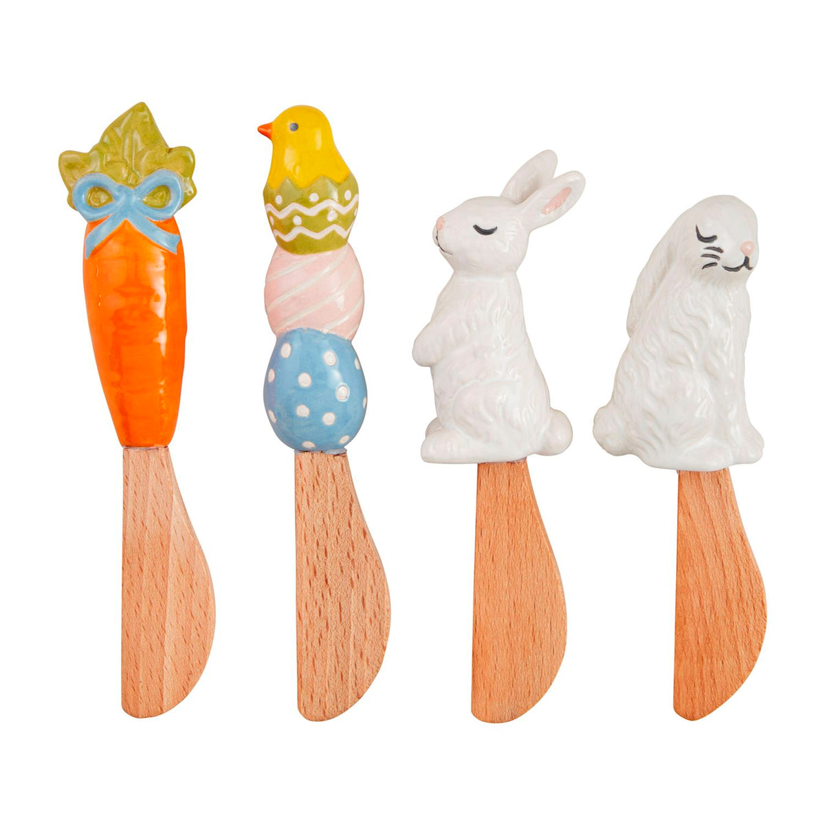 Easter Stoneware Handle Spreader - 4 Styles