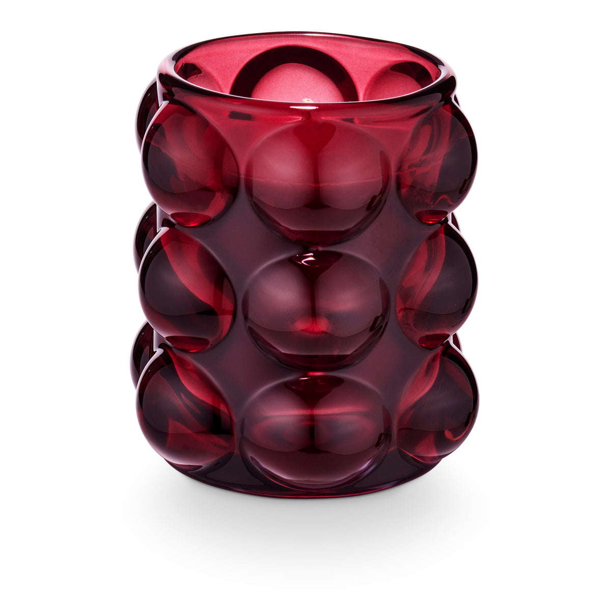 Pomme Rouge Glacé Glass Candle