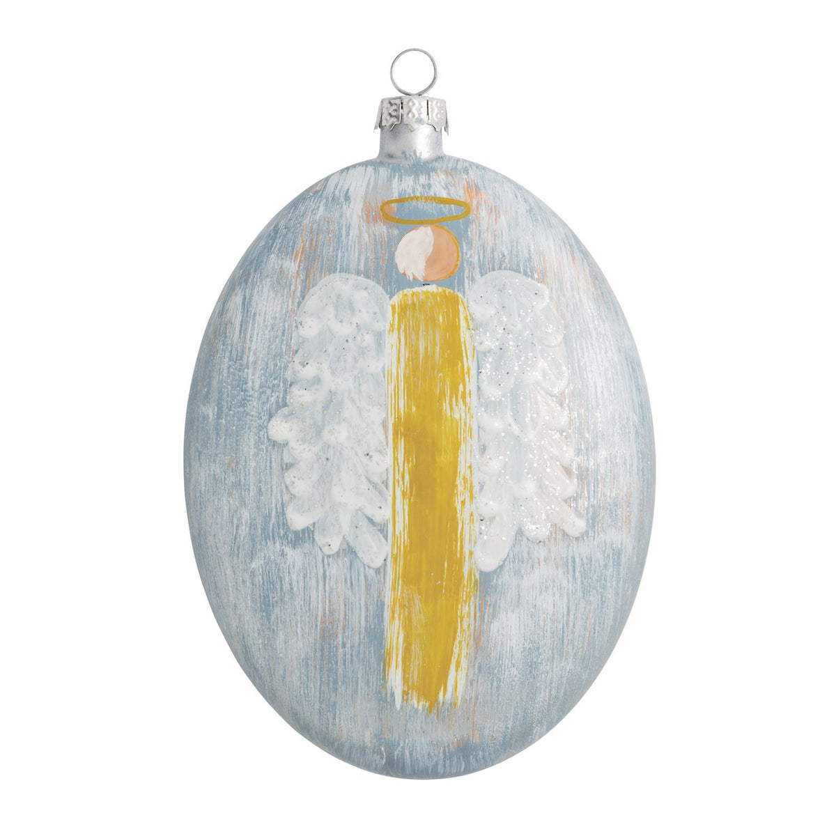 Angel Metallic Painted Ornament