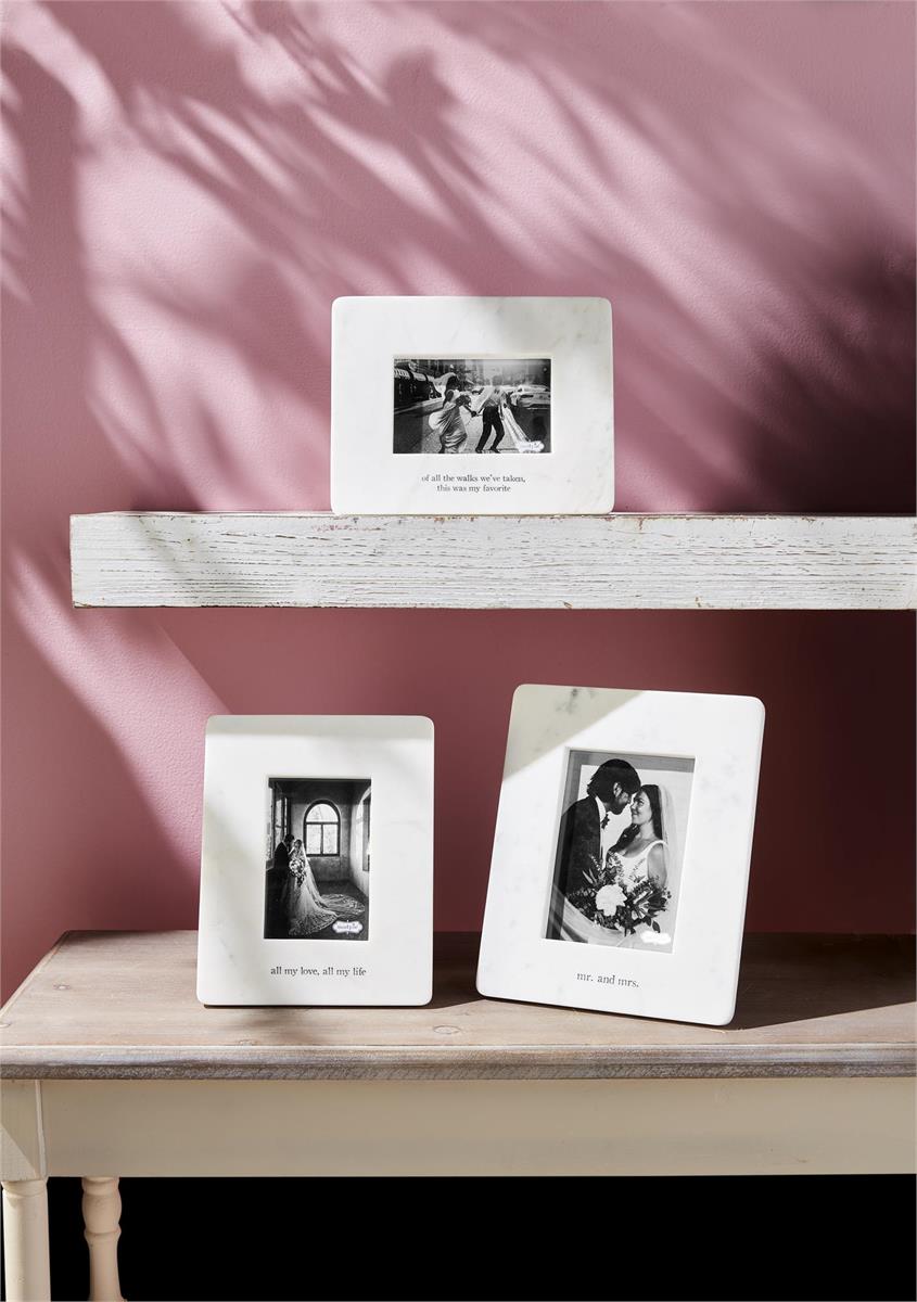 All My Love Marble 4 x 6 Frame