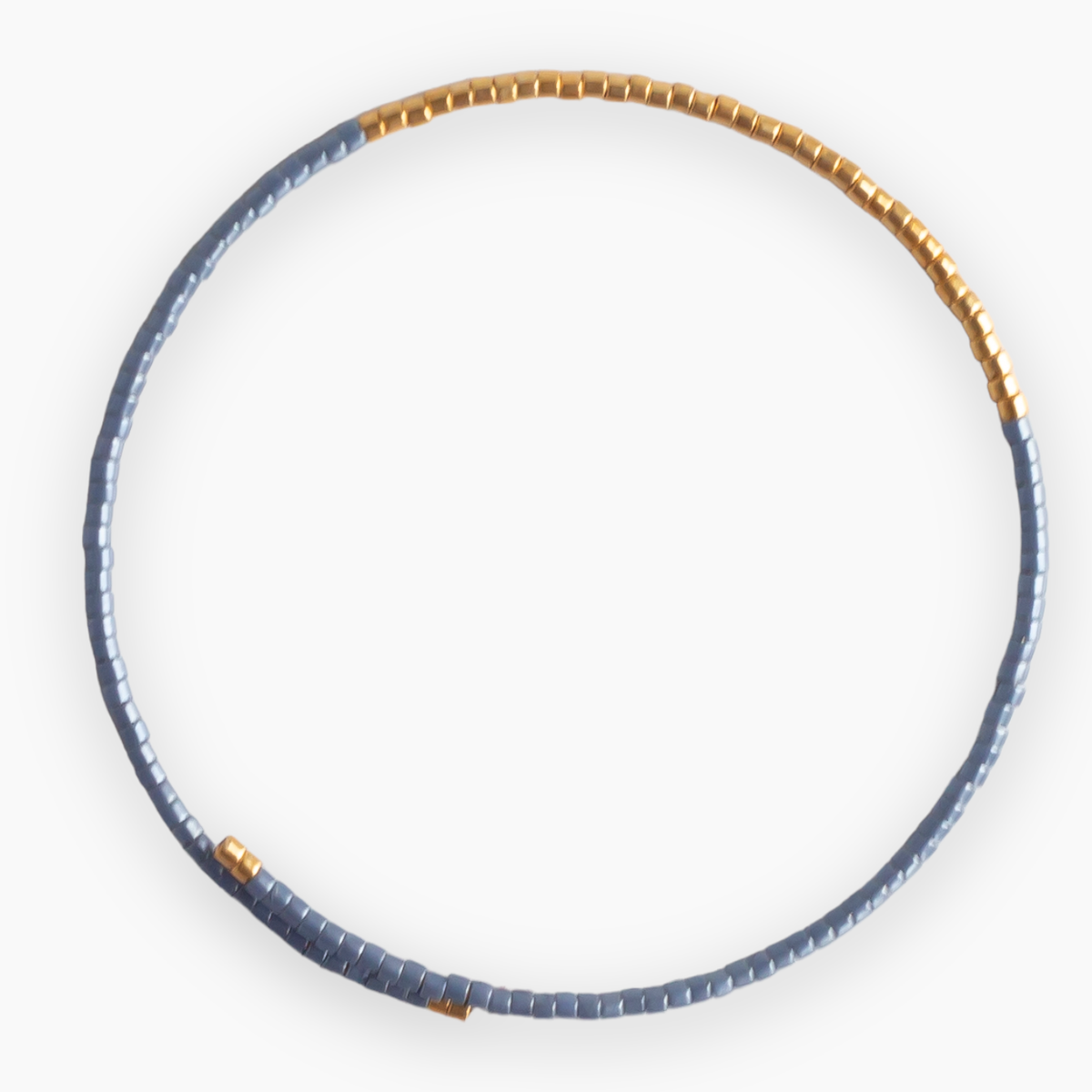 Norah Bangle-Cornflower | Beaded Bracelet | Delicate Jewelry