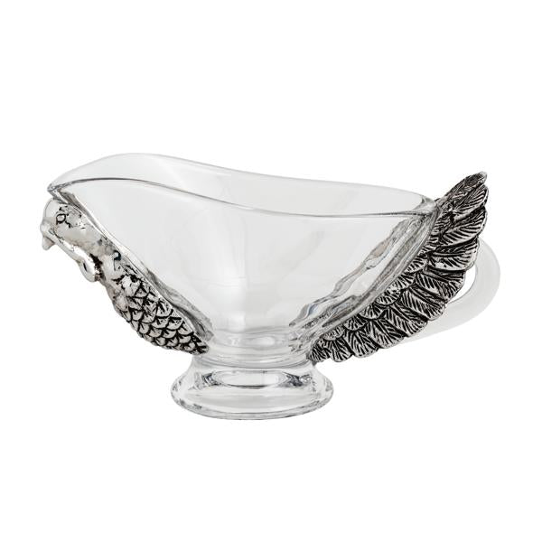 Glass Turkey Gravy Boat