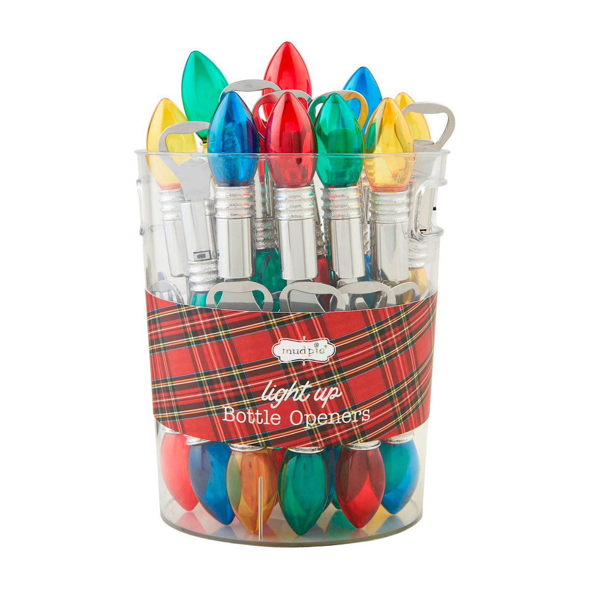 Christmas Bulb Light-Up Bottle Opener - 4 Colors