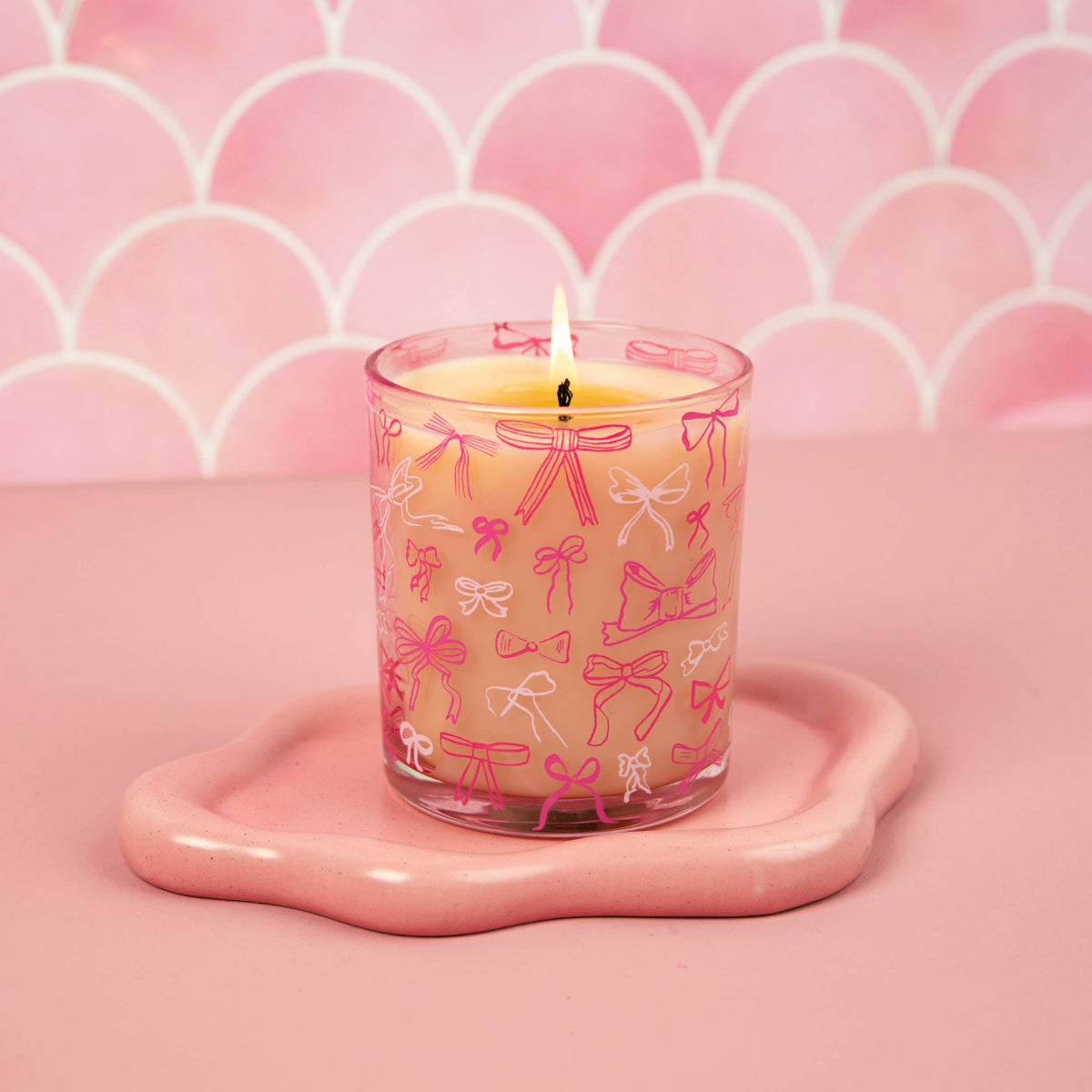 New! Sweet Grace Collection Bow Candle