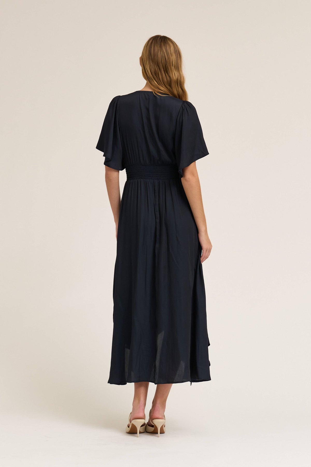  UNBALANCED SKIRT MAXI DRESS
