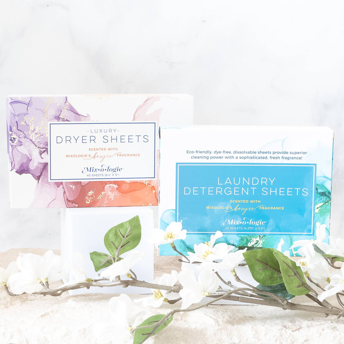 Boujee Fabric Softener Dryer Sheets by Mixologie