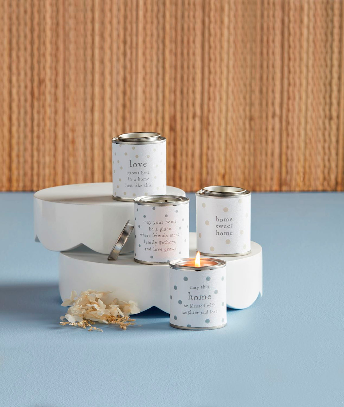 Happy Tin Candle - 4 Styles