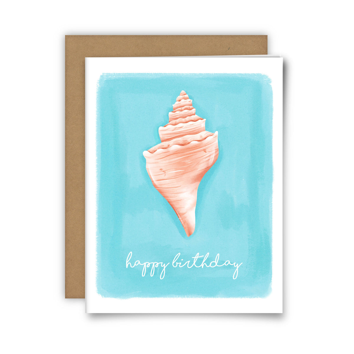Conch Shell Birthday Card
