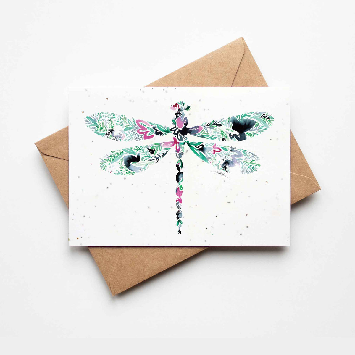 Dragonfly Plantable Greeting Card