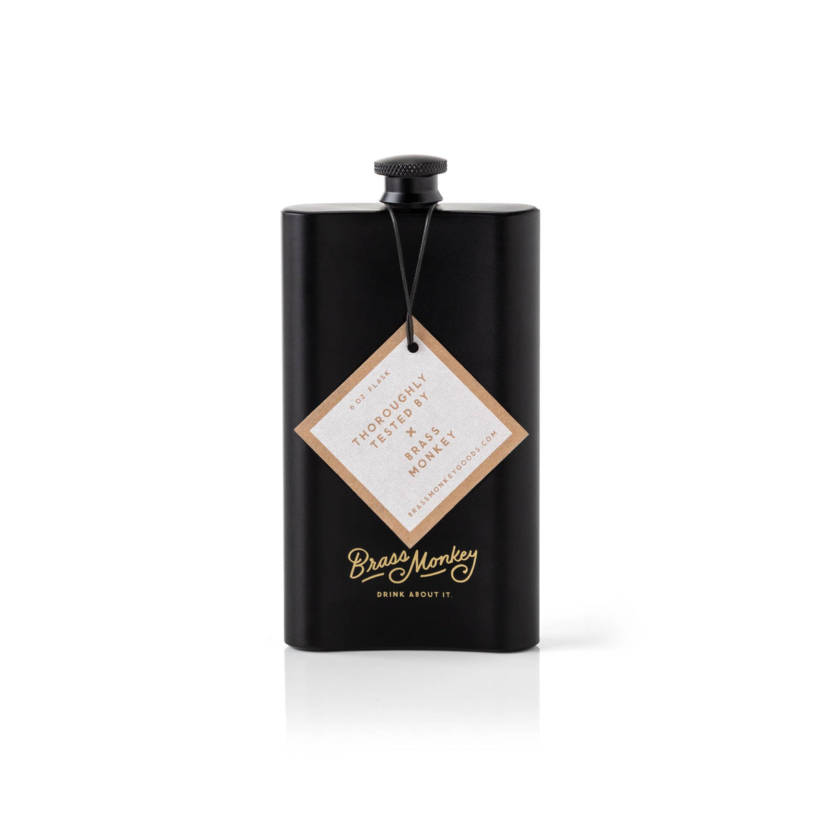 Brass Monkey It's What's Inside That Counts Pocket Flask