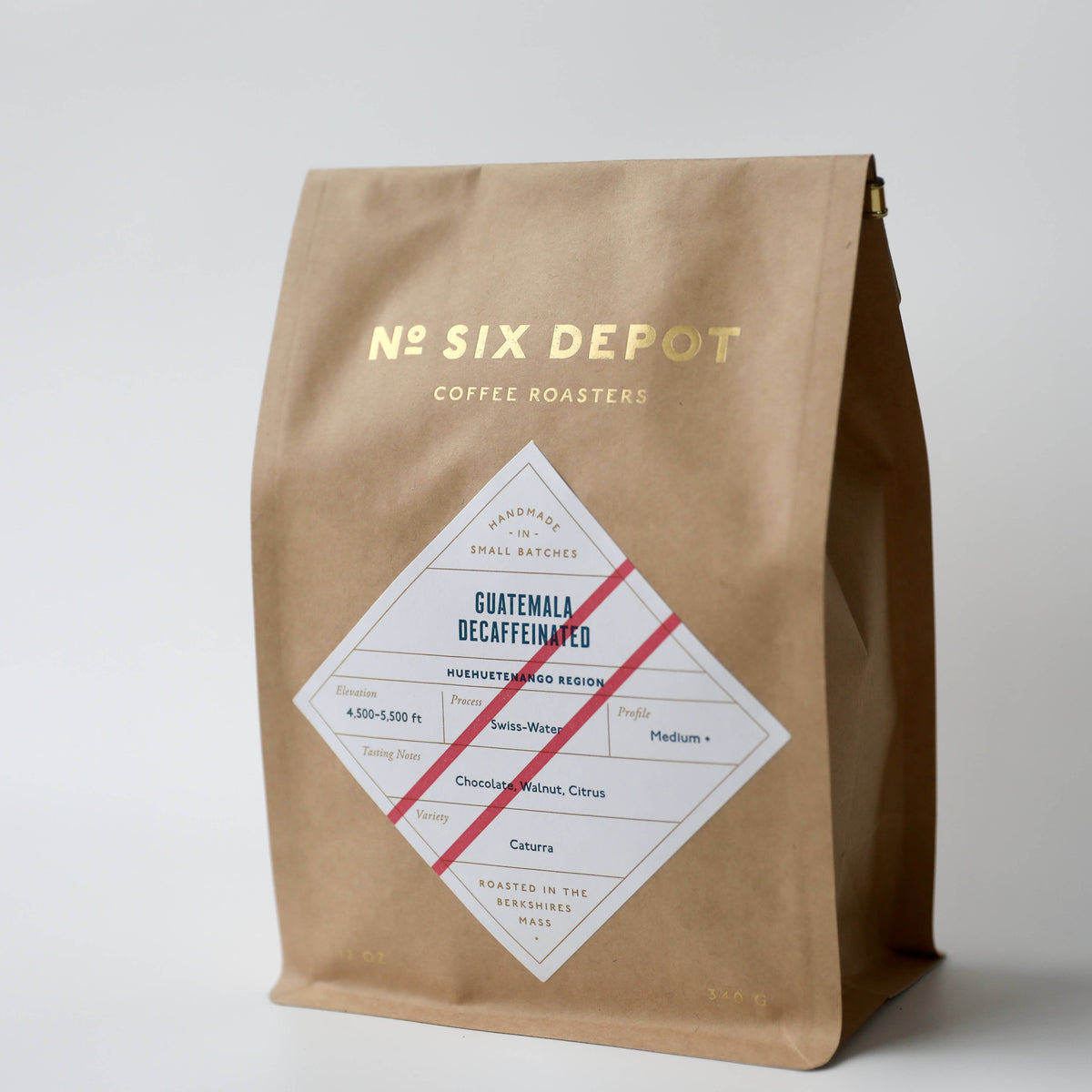 Guatemala Swiss Water Decaf Whole Bean Coffee 12 oz