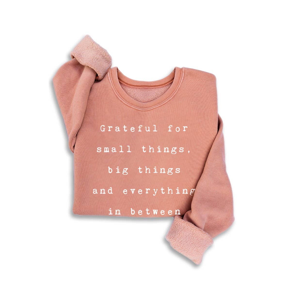 GRATEFUL FOR SMALL THINGS MINERAL SWEATSHIRTS