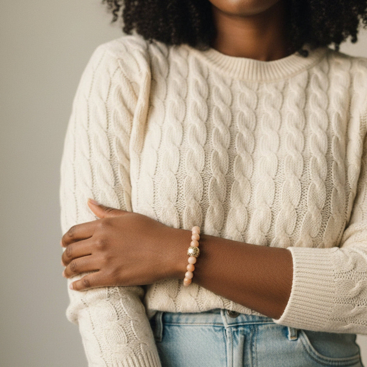 Gemstone Bracelet-10mm-Sunstone