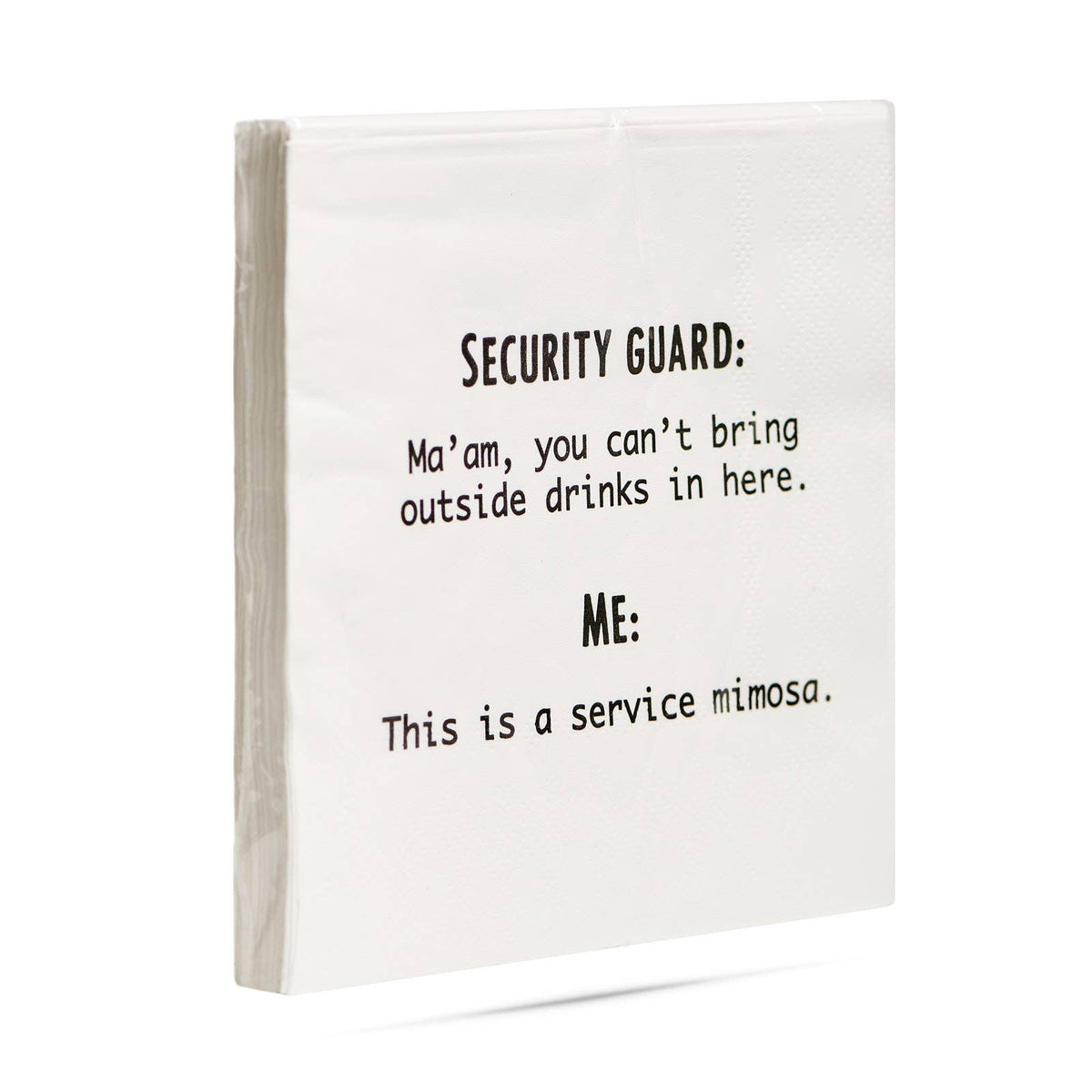 This is a service mimosa funny Beverage Cocktail Napkins
