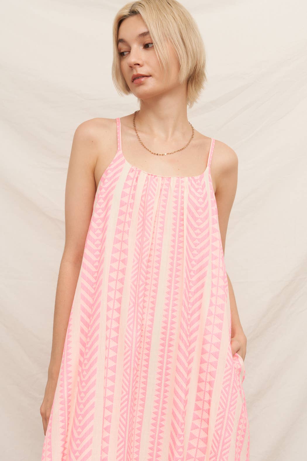 Embroidered Cami Maxi Dress