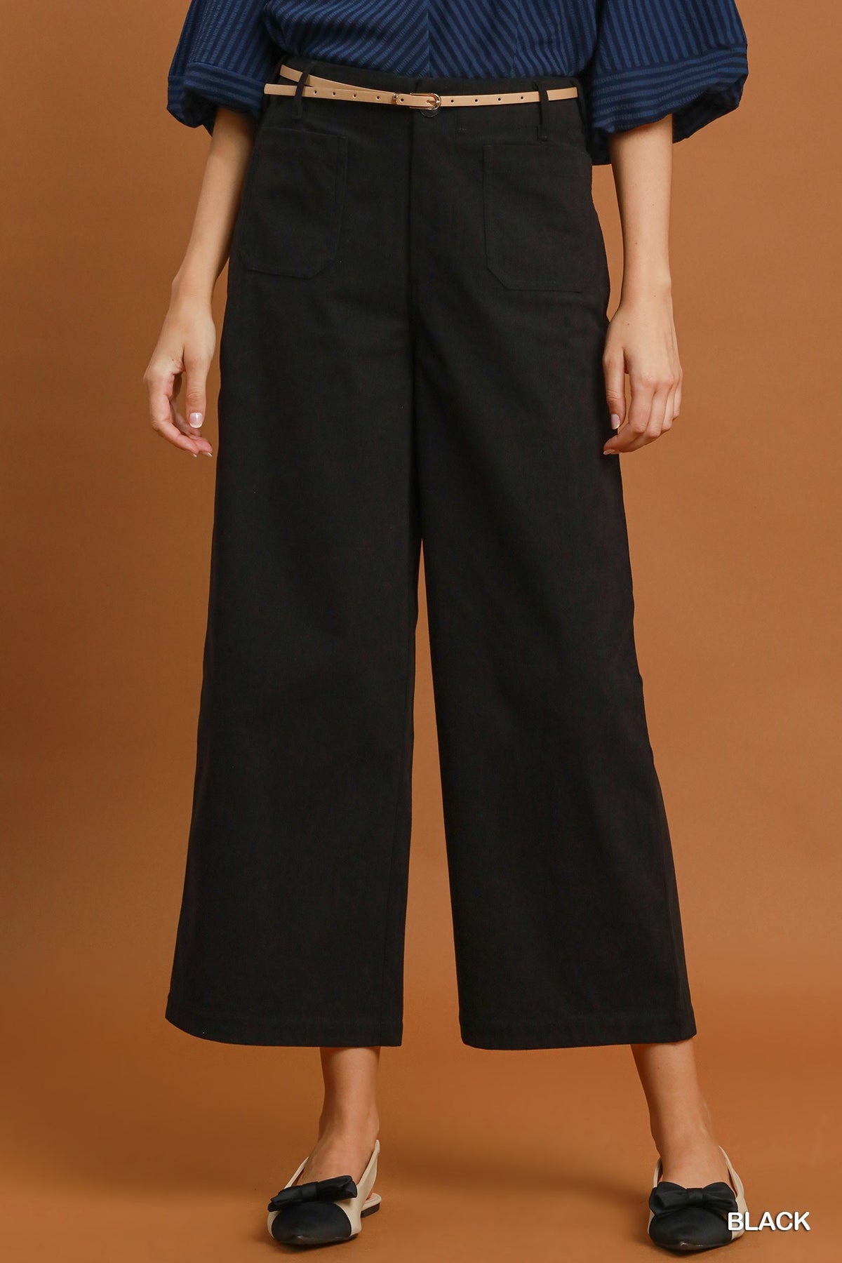 Corduroy Wide Leg Pants