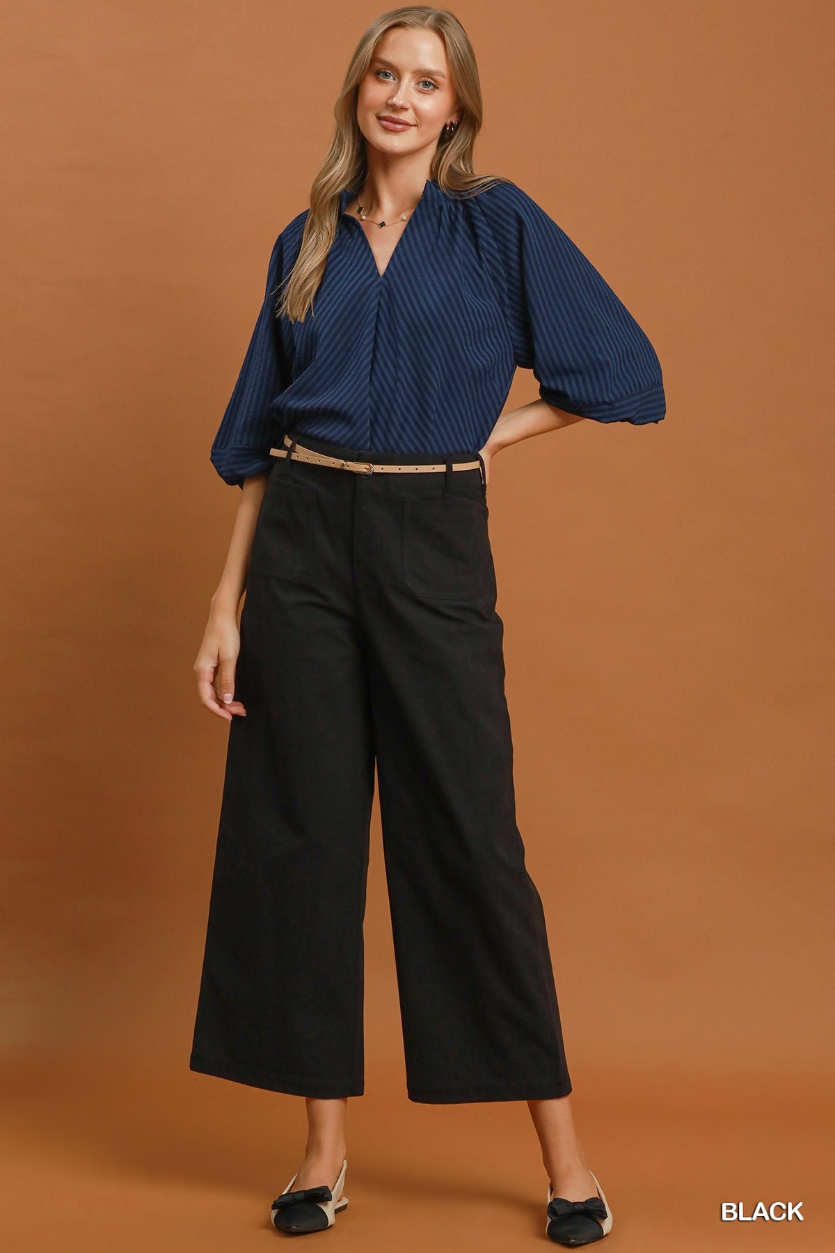 Corduroy Wide Leg Pants