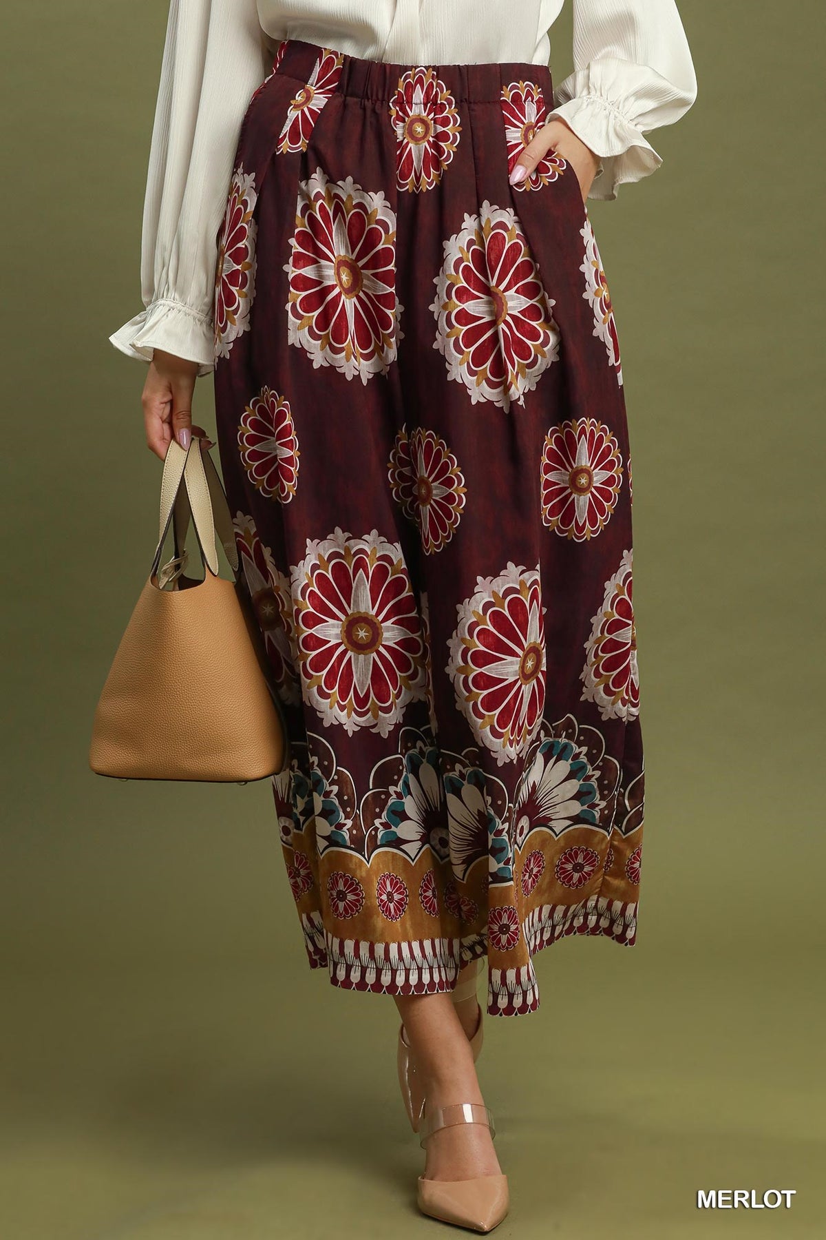 Medallion Print Pants