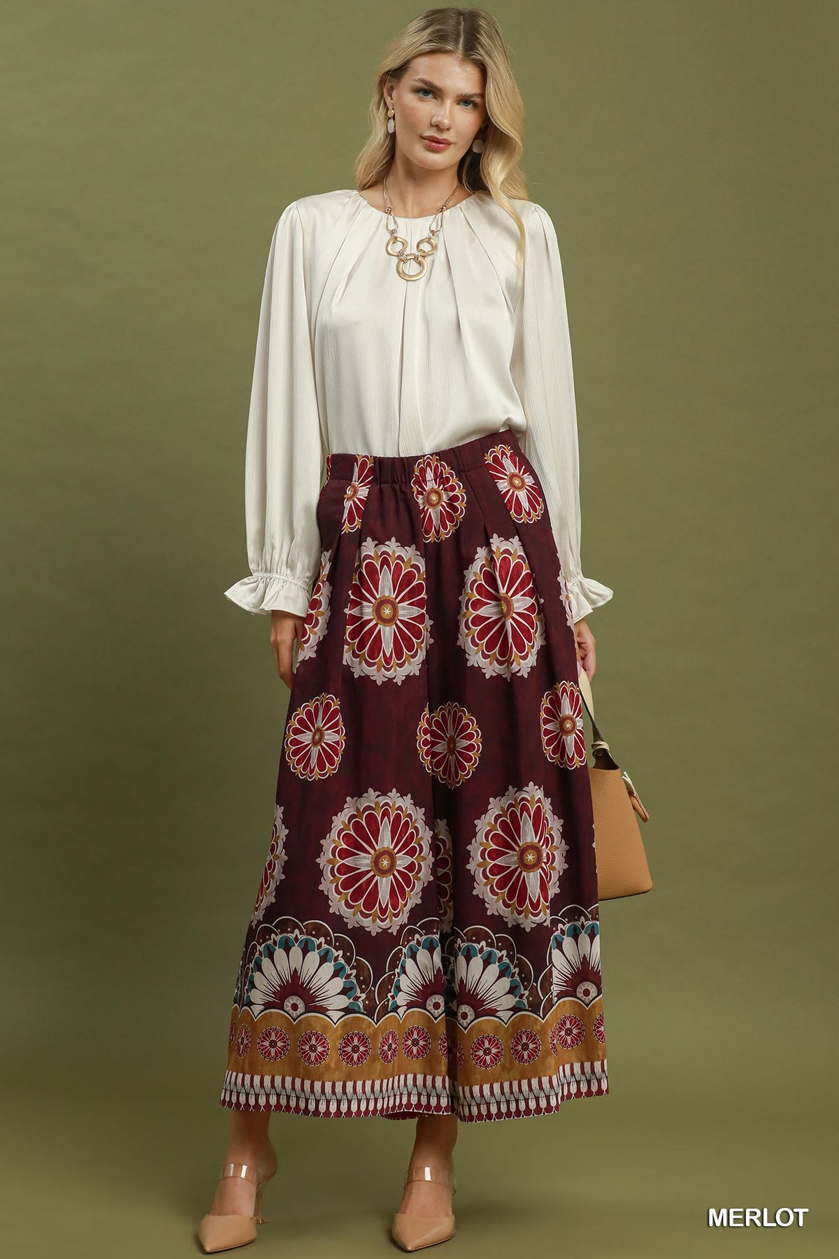 Medallion Print Pants