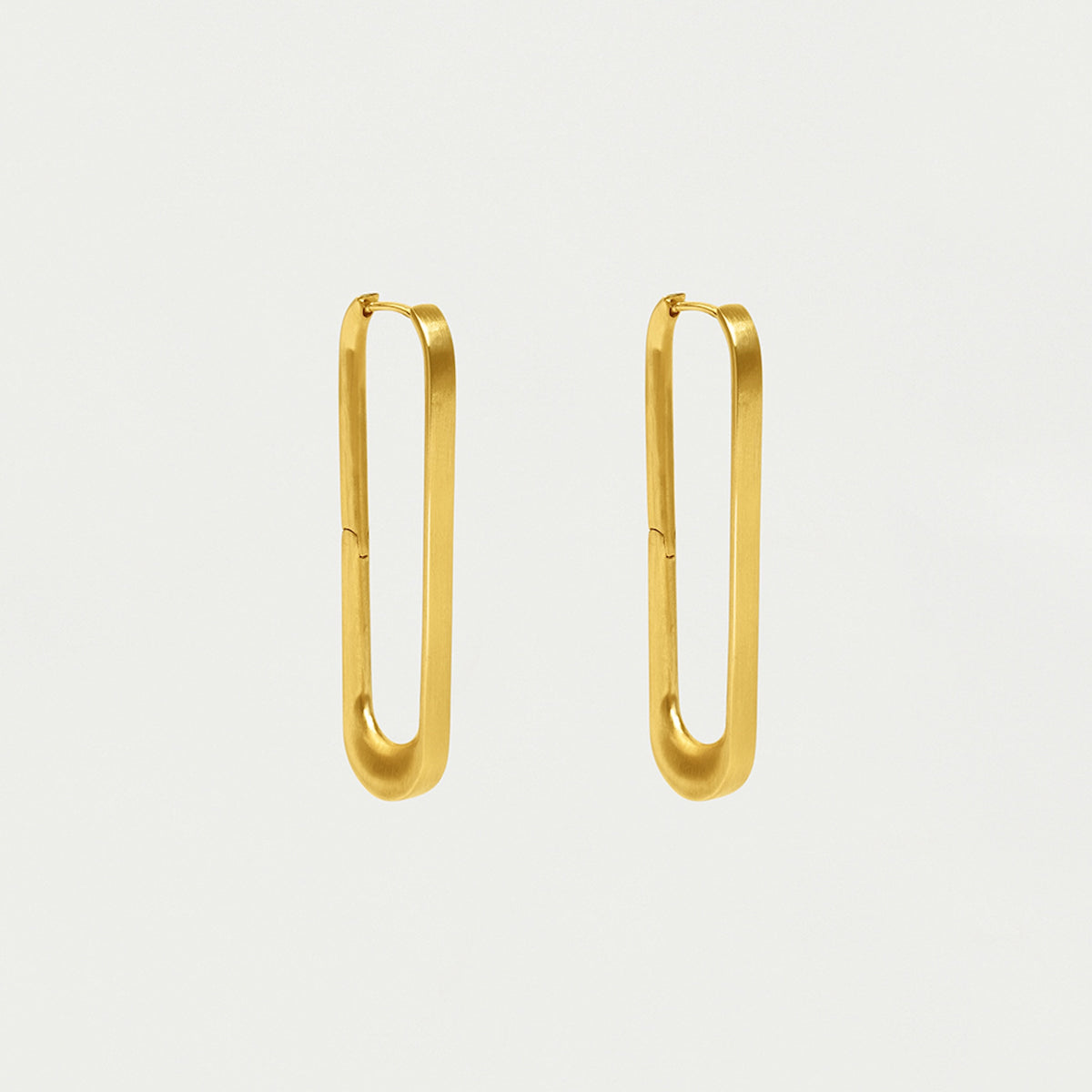 Crosby Drop Hoops - Gold