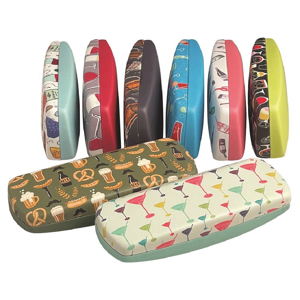 Eyeglass Cases, Metal Clamshells