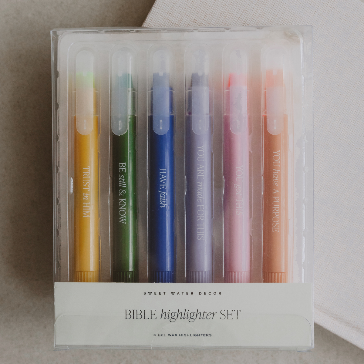Wax Bible Highlighter Set - Stationery Set & Decor