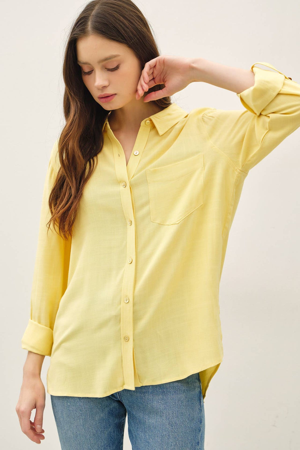 SPRING BUTTON DOWN SHIRT