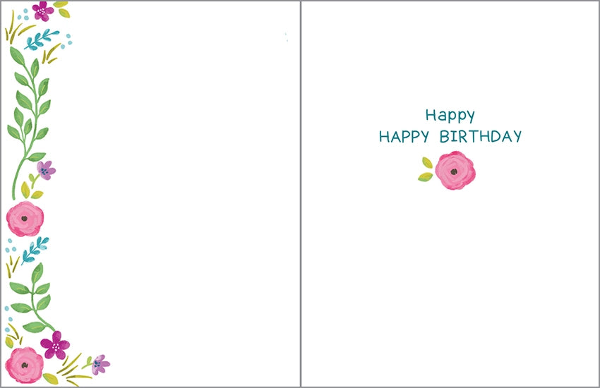 Laugh, Celebrate, Enjoy Bicycle Birthday Card