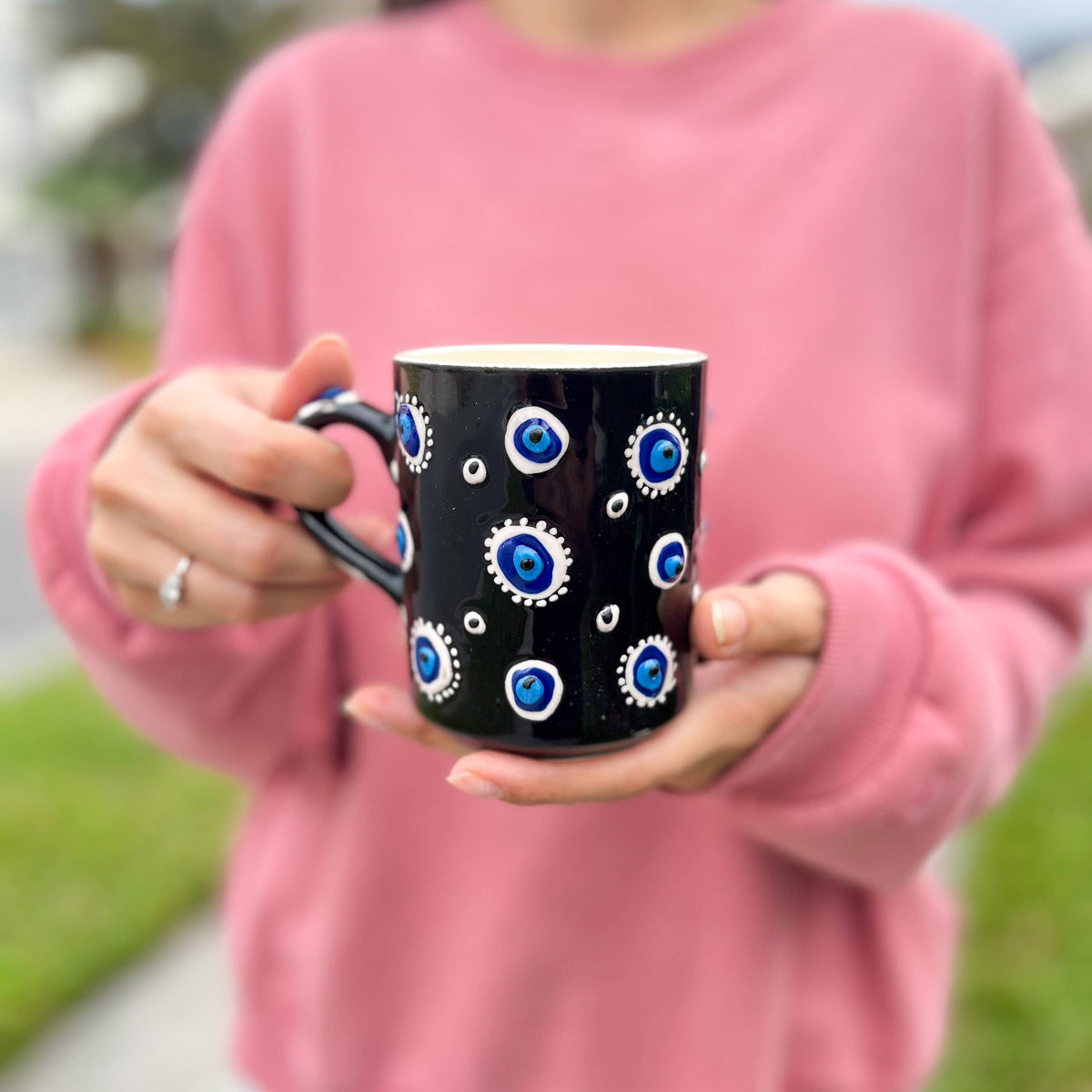 Handmade Ceramic Mug, Cute Kitchen Decor, Coffee Mug
