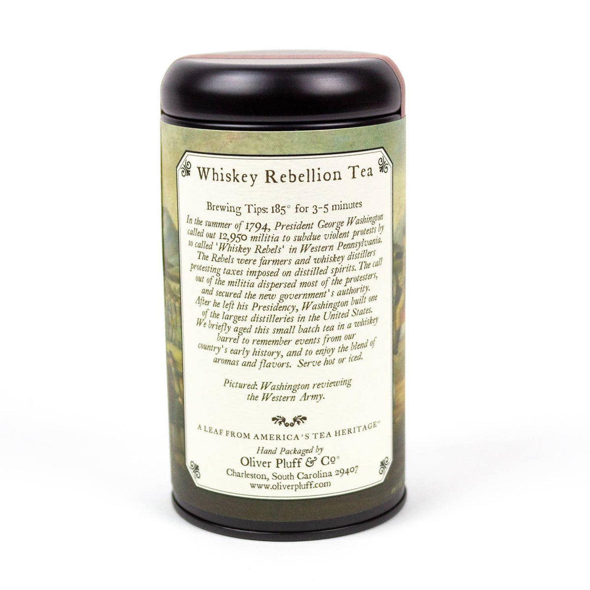 Whiskey Rebellion Commemorative Tea Tin - 20 Teabags