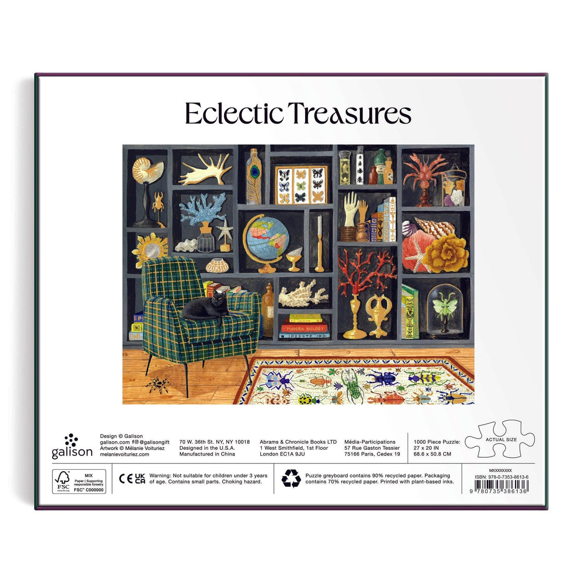Eclectic Treasures 1000 Piece Foil Puzzle