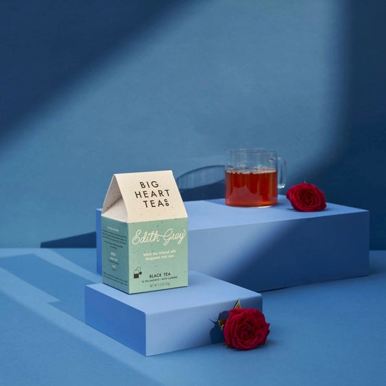 Big Heart Tea Co - "Edith Grey" Caffeinated Black Tea - 10 Count