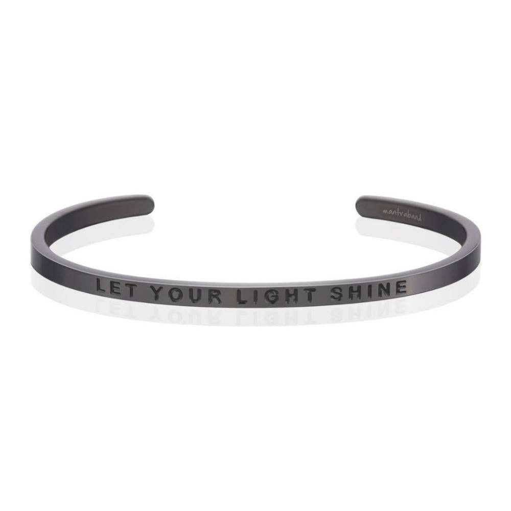Let Your Light Shine - inspirational mantraband® bracelet