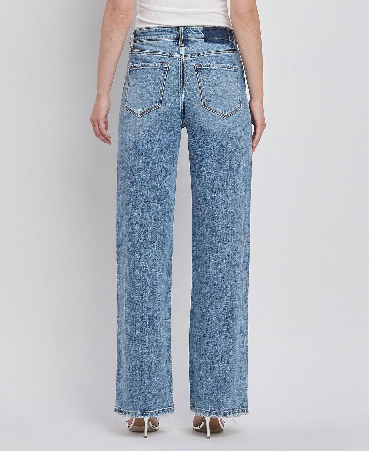 Vervet 90'S Super High Rise Wide Leg Jeans