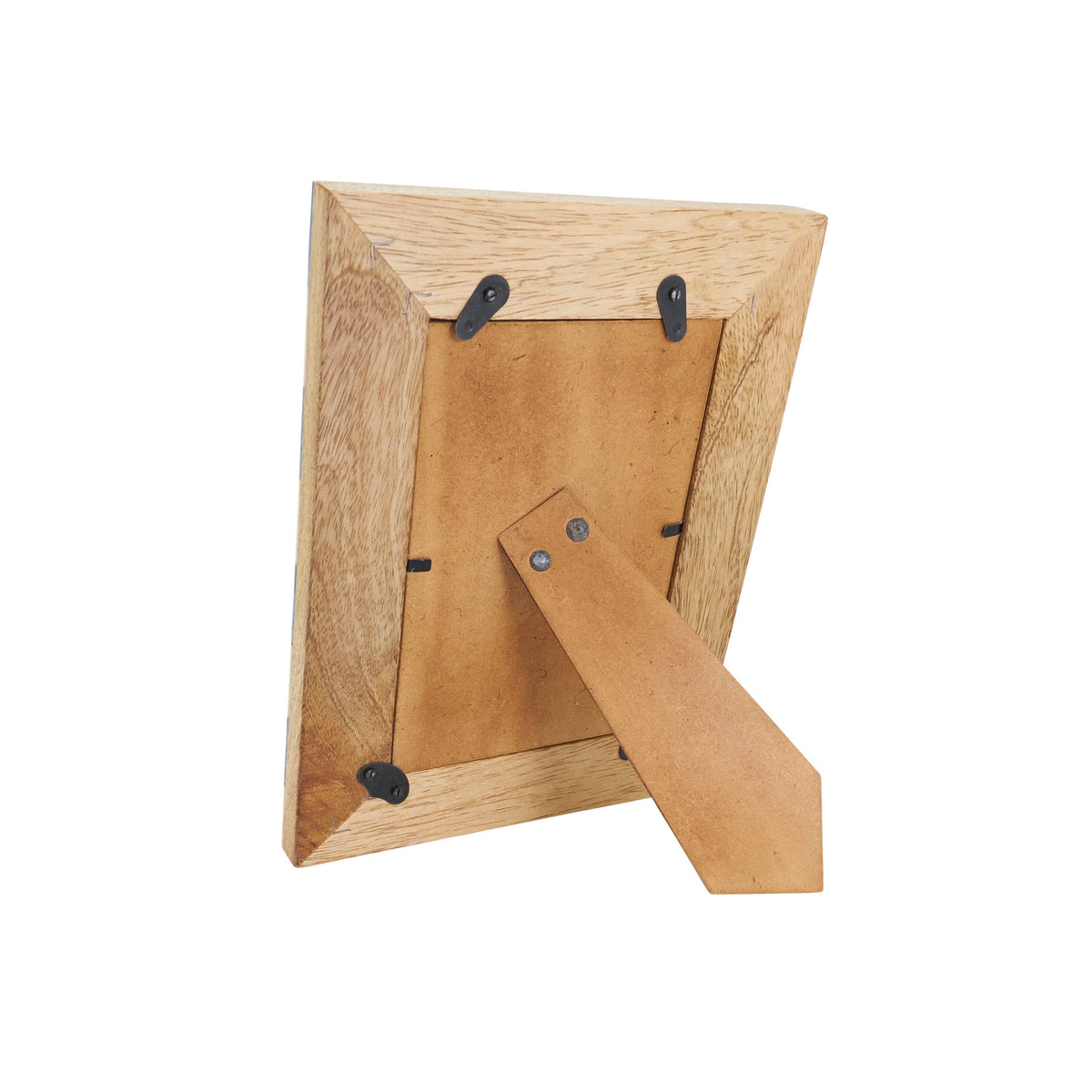 Chevron and Wood Crafted Bone Photo Frame