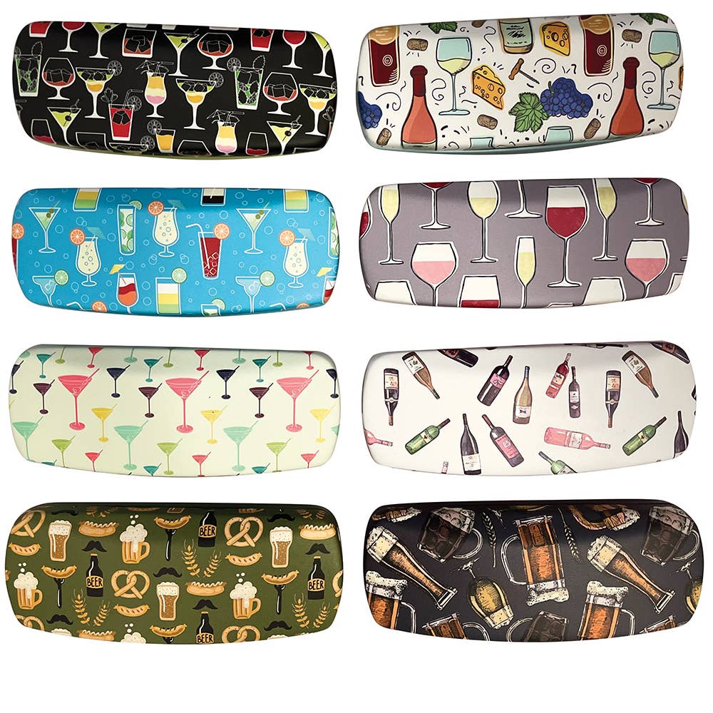 Eyeglass Cases, Metal Clamshells