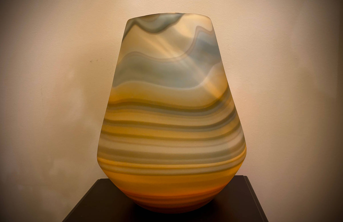SUNRISE VESSEL 8.5"DX10"H