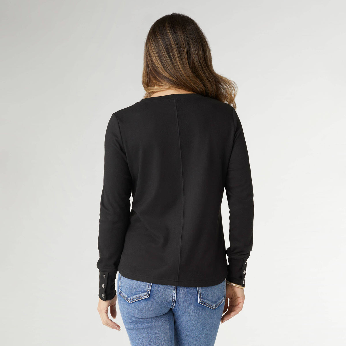 Alexis Super Soft Top with Snap Cuff