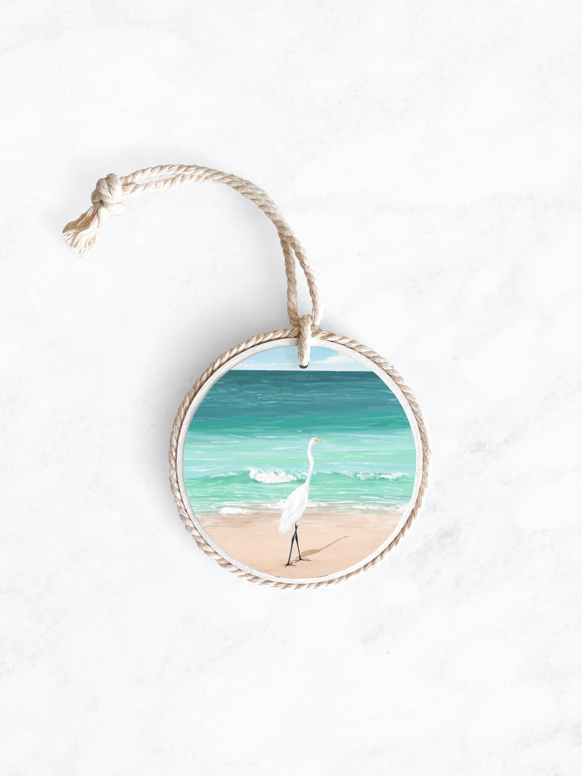 Great Egret Ornament, Souvenir, Christmas