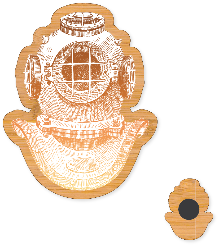 Magnet - Deep Sea Diver Helmet