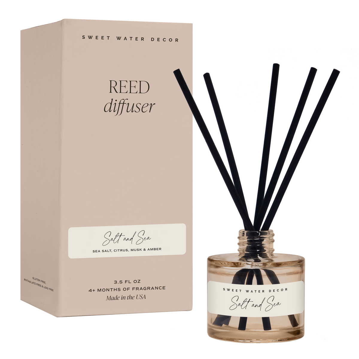 Salt and Sea Reed Diffuser - Home Decor & Gifts